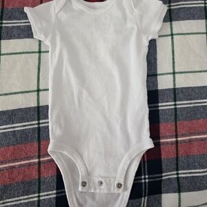 Carter's Soft White Baby Bodysuit